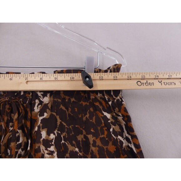 Veronica Beard 0 Women's Oksana Linen Pants Cropped Leopard Print NWT - Picture 4 of 10